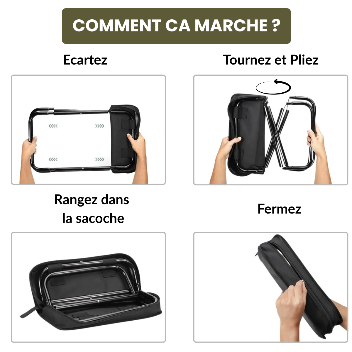 Seaty™ - La Sacoche Convertible